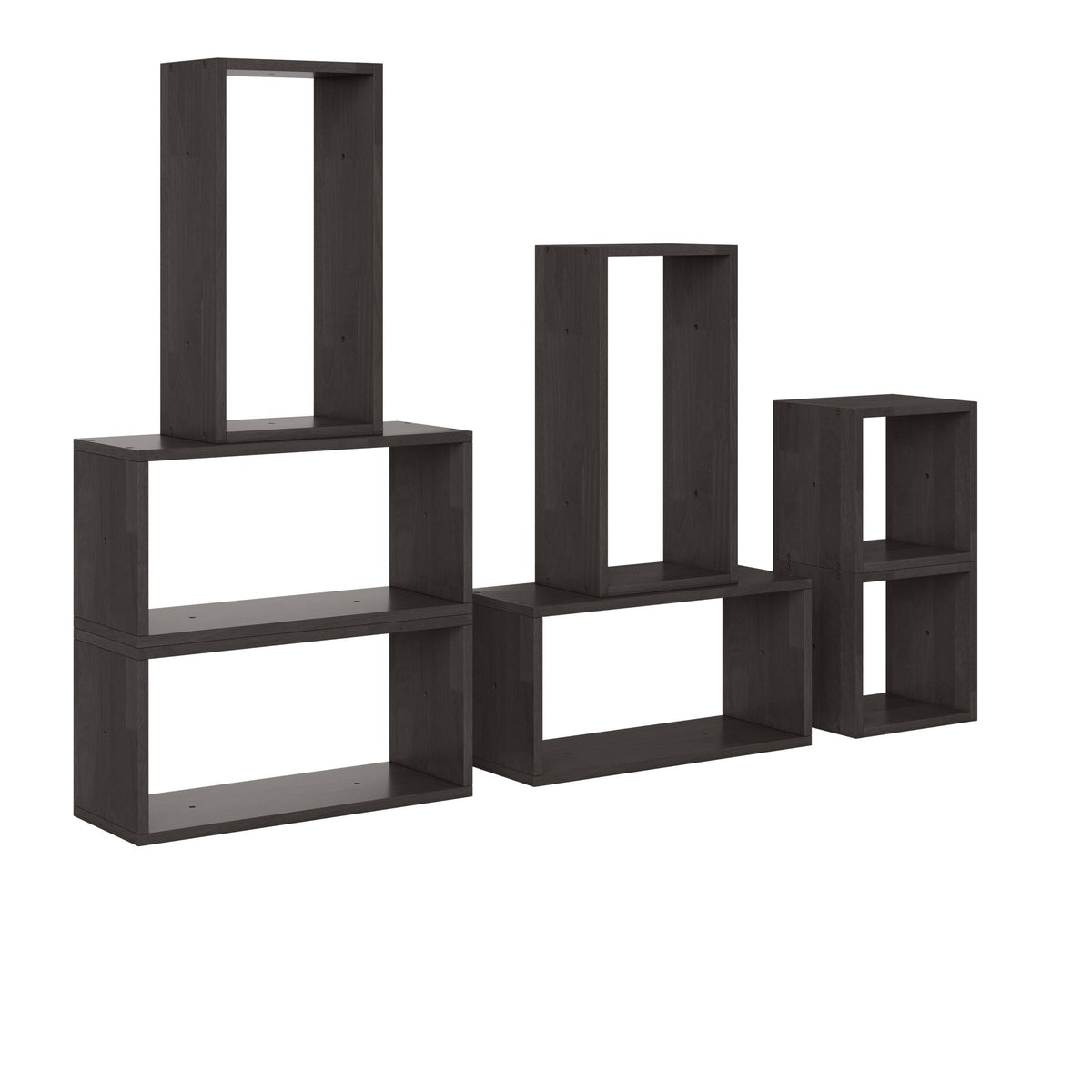 7 Block Wood Shelving Set N7904