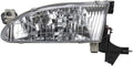 Toyota Corolla Headlight Assembly 1998 1999 2000 Driver Side with Bulbs Q7550