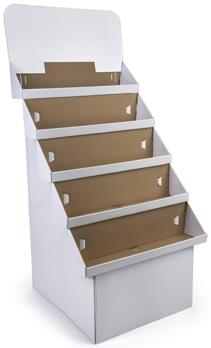 5-Tiered Cardboard Merchandising Rack R3834