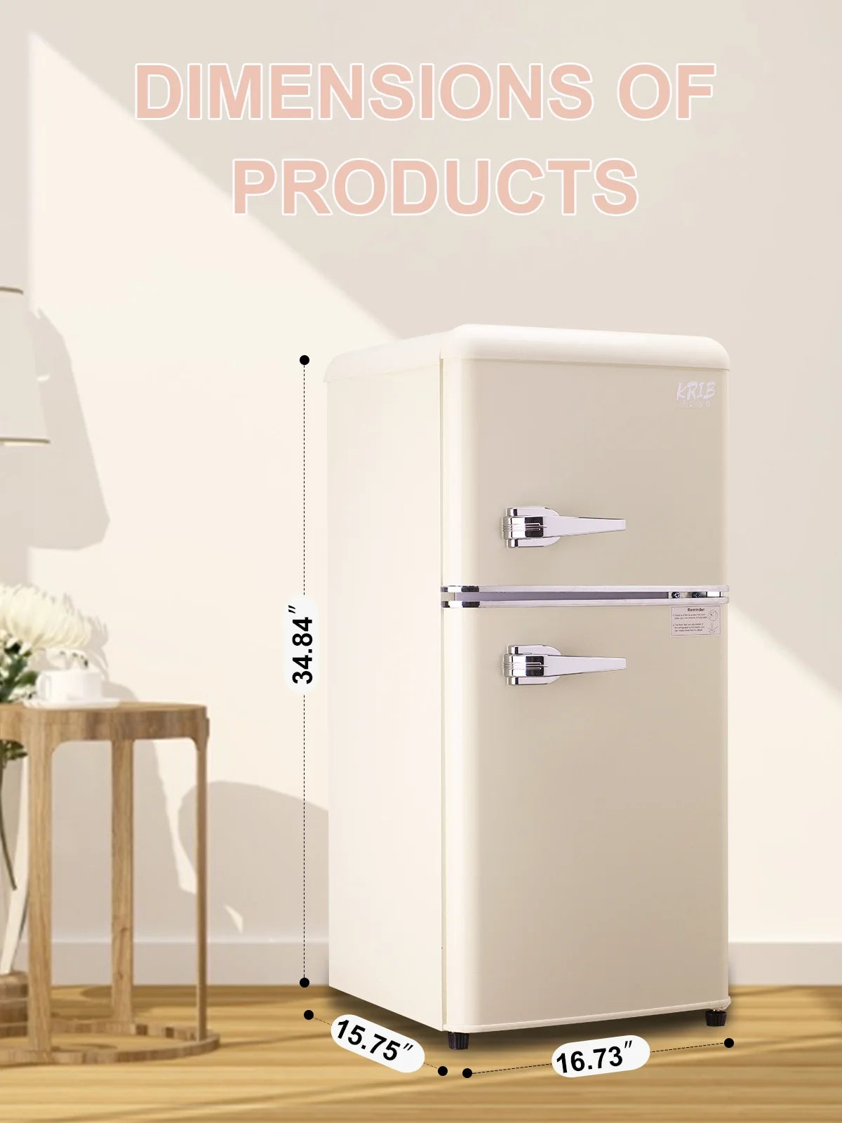 3.5 Cu.ft Mini Fridge with Freezer Q426