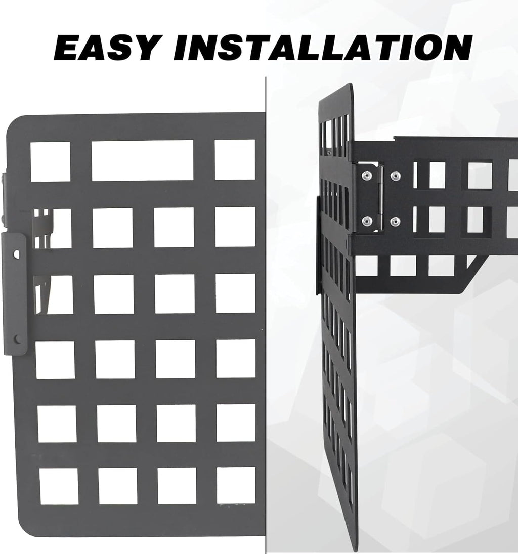 Rear Cargo Storage Rack Shelf Metal Trunk Organizer for Jeep Wrangler JK Unlimited 4-Door 2007-2018 Right Side C547500