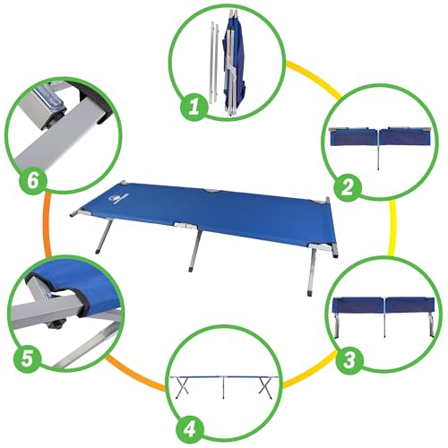 Portable Folding Camping Cot with Carry Bag X96666