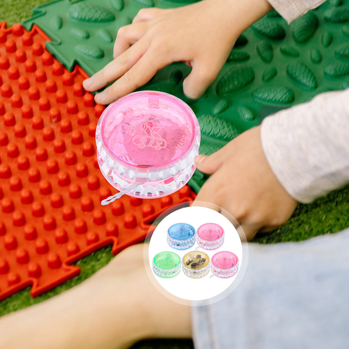 5pcs Plastic Yo-yo Balls Educational Toy Y667520
