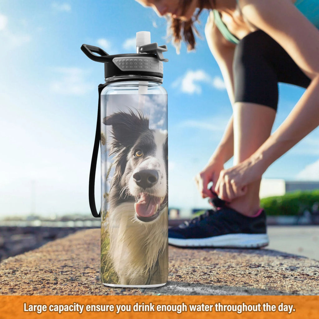 32oz Tritan Leakproof Sports Water Bottle with Straw Z924733