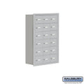 8 in. Cell Phone Storage Locker, 6 Door, Aluminum, Recessed Mounted A316213