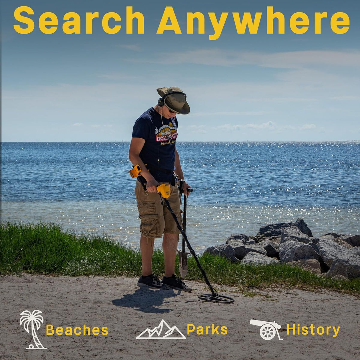 Metal Detector with Pro Pointer at and Headphones S623
