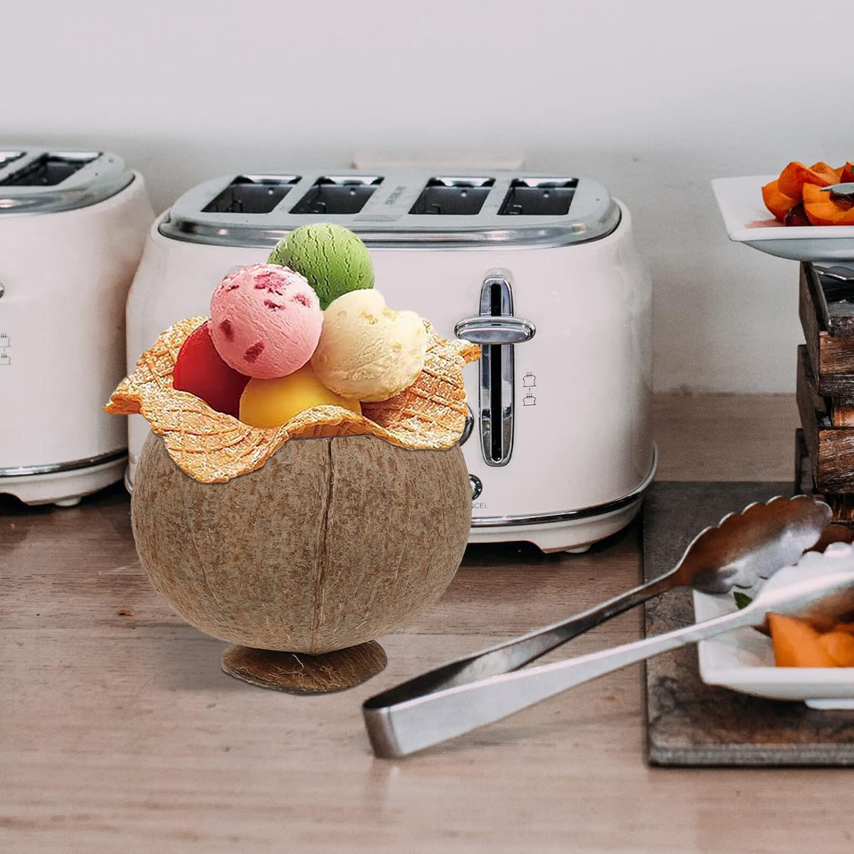Natural Coconut Shell Cups O85025