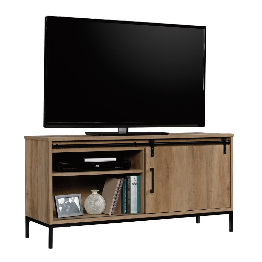 Rustic Weathered Oak Finish TV Stand X59145