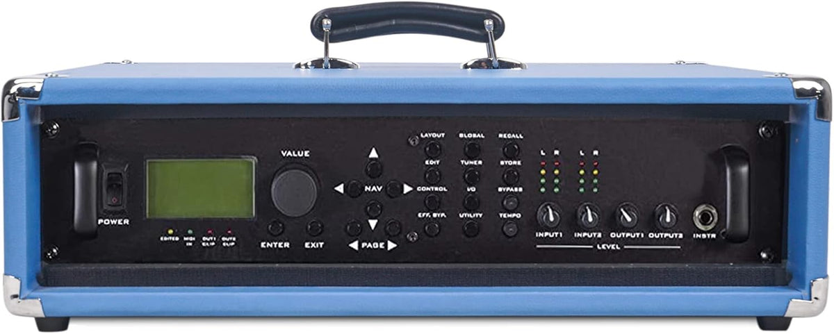 Vintage 4U Amp Rack Case, 12.5 Depth, Orange Z170331