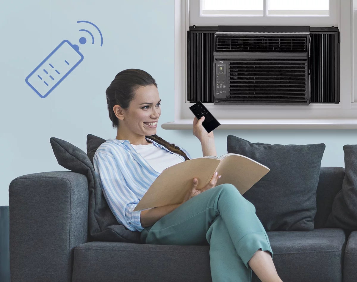 8,000 BTU Smart Window Air Conditioner E30969
