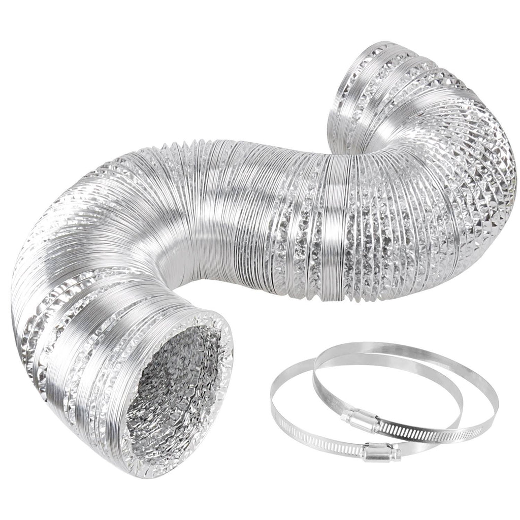 8 inch 750 CFM Inline Fan with Carbon Filter and Ducting V4426