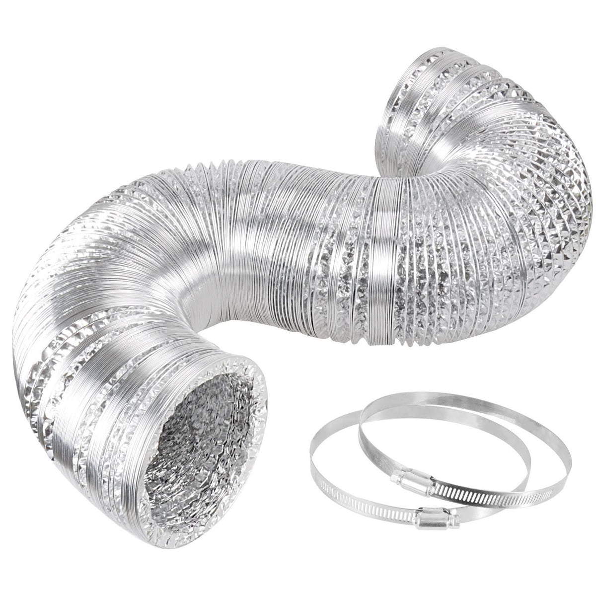 8 inch 750 CFM Inline Fan with Carbon Filter and Ducting V4426