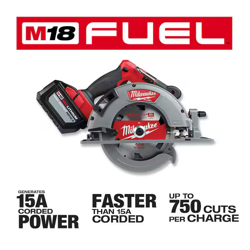 18V Lithium-Ion Brushless Cordless 7-1/4 in. Circular Saw Kit S82678