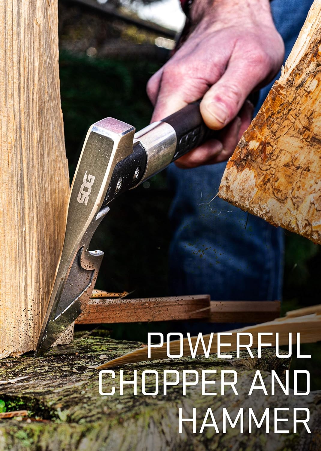 Compact Camping and Survival Hatchet/Hammer Tool with Sheath L435706