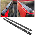 Truck Bed Rail Caps Black Ribbed Finish Set of 2 A880737