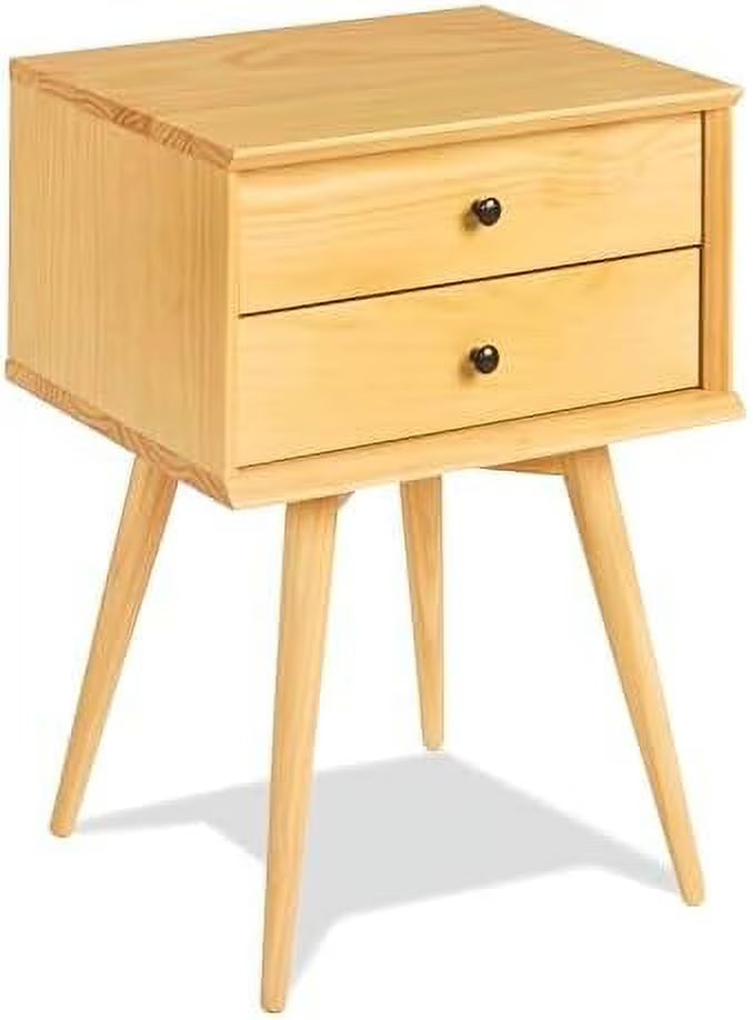 Mid Century Nightstand White C63601