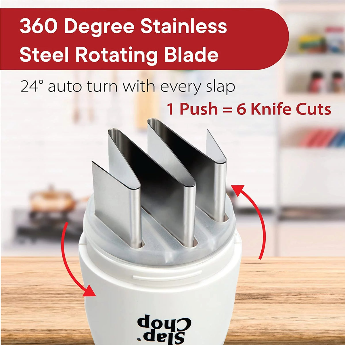 Slap Chop Slicer with Japanese Blades Vegetable Chopper H673
