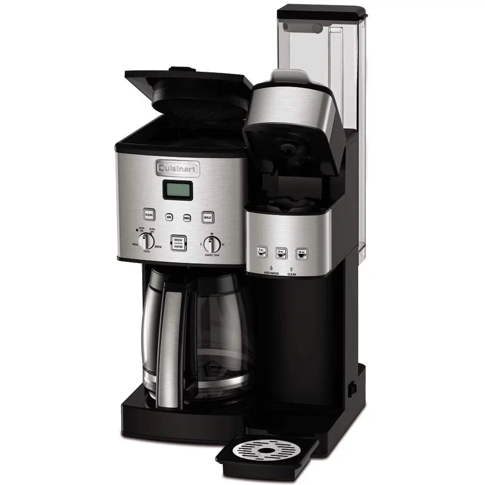 12-Cup Stainless Steel Coffee Maker with Milk Frother A7866