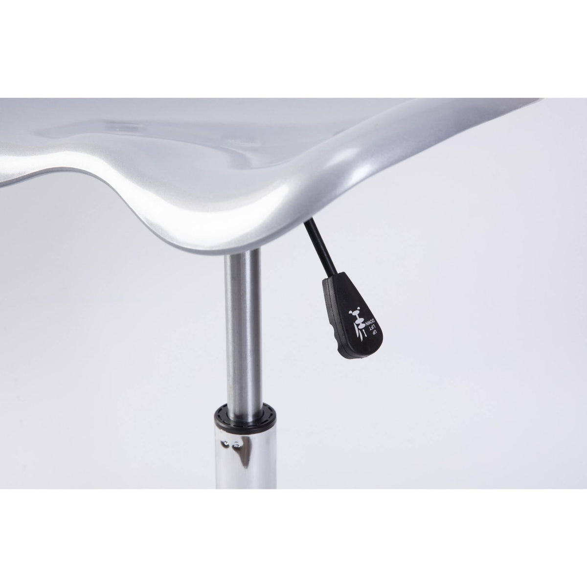 Gray Tractor Seat Swivel Chair with Casters K979741