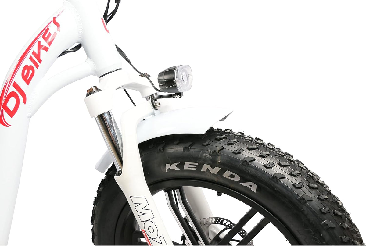 Pearl White 750W 48V 13Ah Electric Bicycle O348883