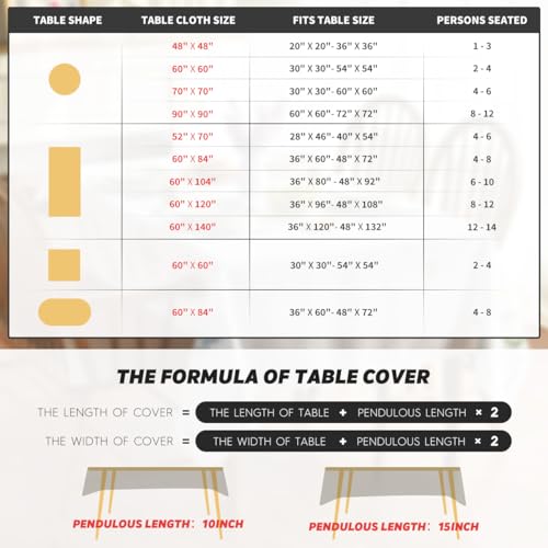 60x84 Inch Rectangular Floral Tablecloth A86947