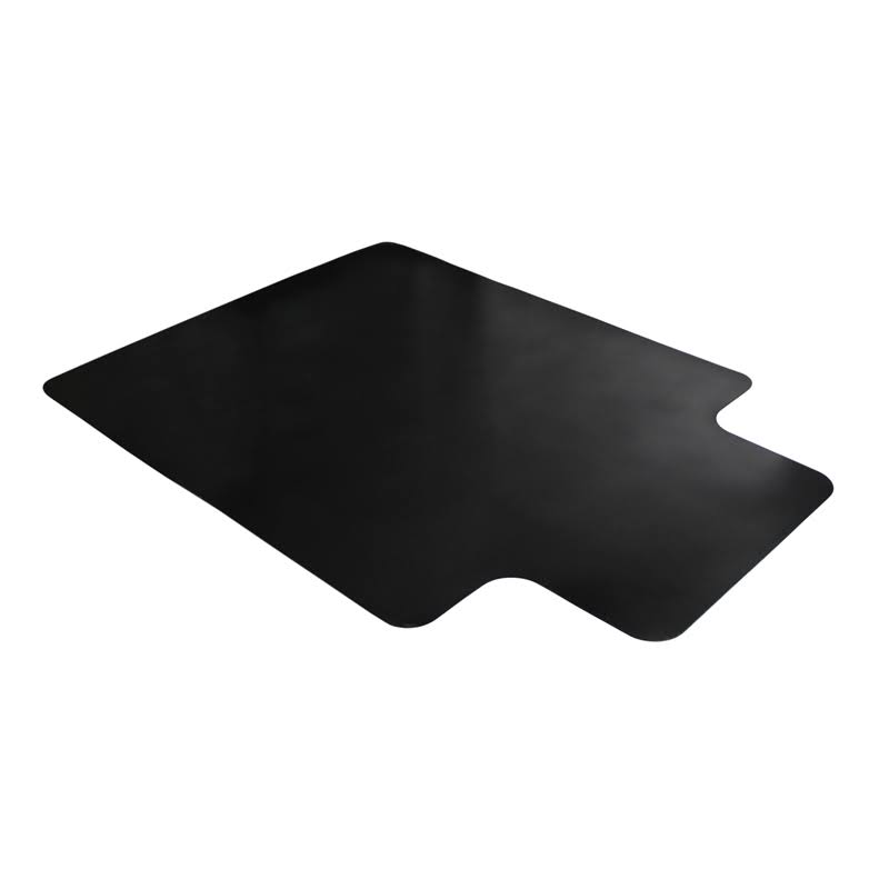 Black Chair Mat with Lip for Low Pile Carpets Z592