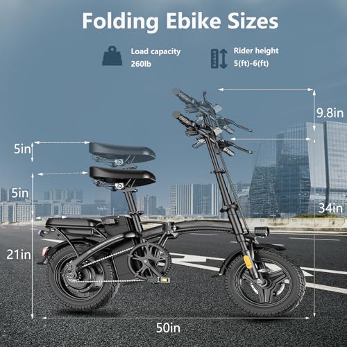 Folding Electric Bike 500W 48V 12AH X195
