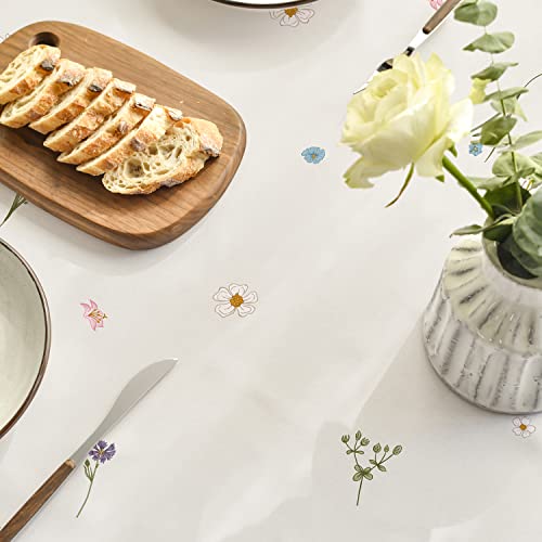 60x84 Inch Rectangular Floral Tablecloth A86947