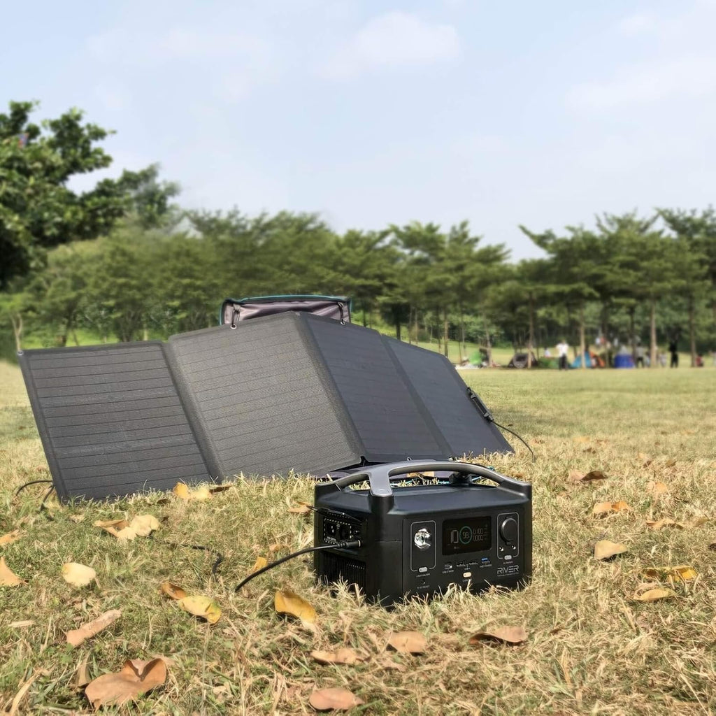 Portable Power Station 288Wh with 110W Solar Panel Z20691