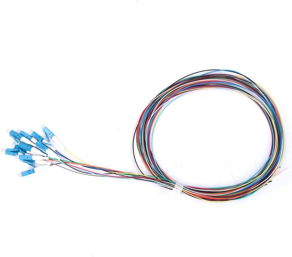 12 Strand Fiber Optic Pigtail LC/UPC Single Mode Patch Cord with Ceramic Ferrule M52846