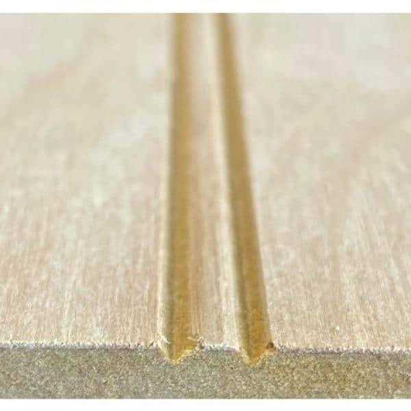 1/4 in. x 2 ft. x 4 ft. Beaded Plywood Project Panel D432