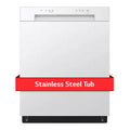 White Front Control Dishwasher with Stainless Steel Tub Q62215