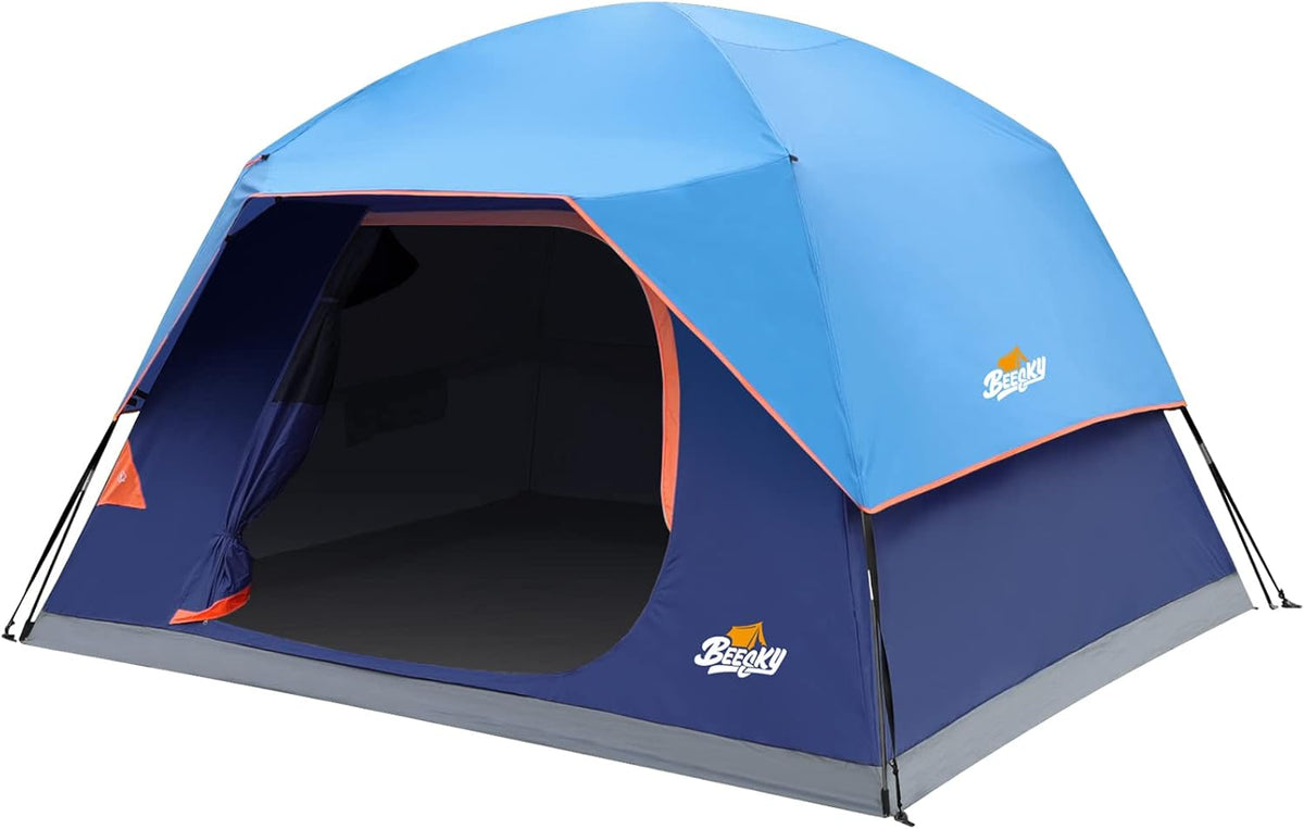 Camping Tent Waterproof 4/6/8 Person Double Layers Dome Tents with Removable Rainfly Z2110