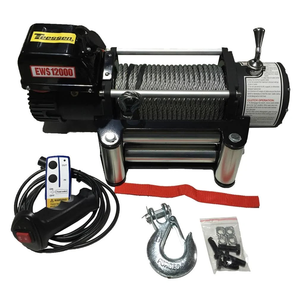 12000lb Electric Winch Steel Rope T943