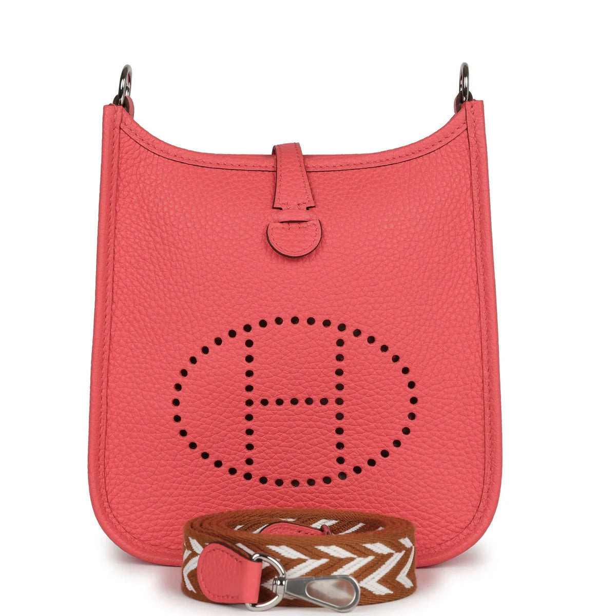 Rose Texas Clemence Palladium Hardware Bag R30444