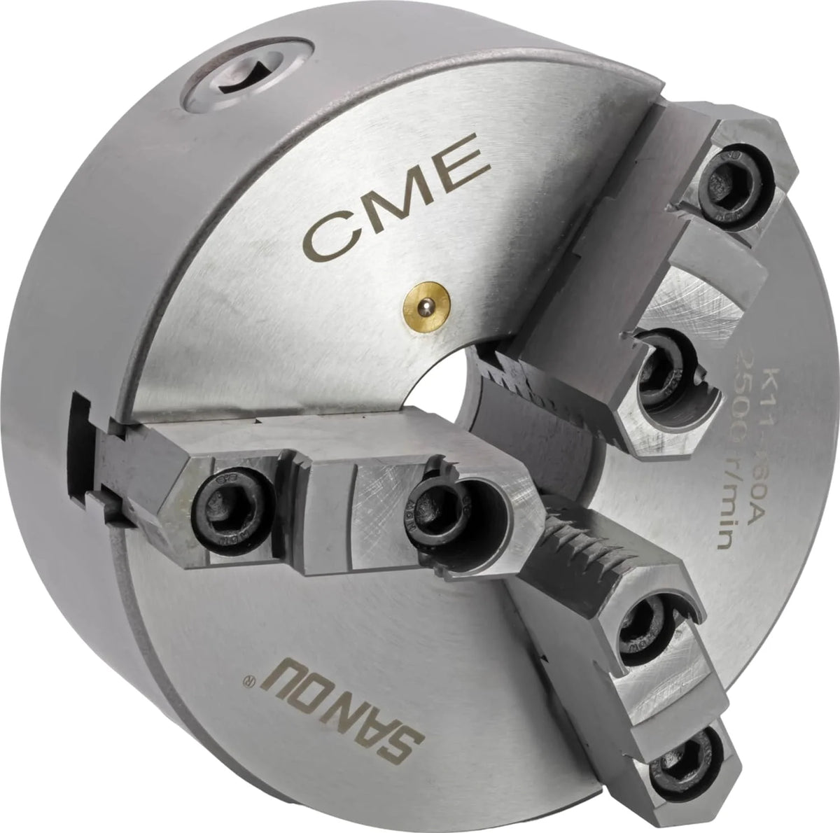 6" 3-Jaw Self-Centering Lathe Chuck with Backing Plate X2088