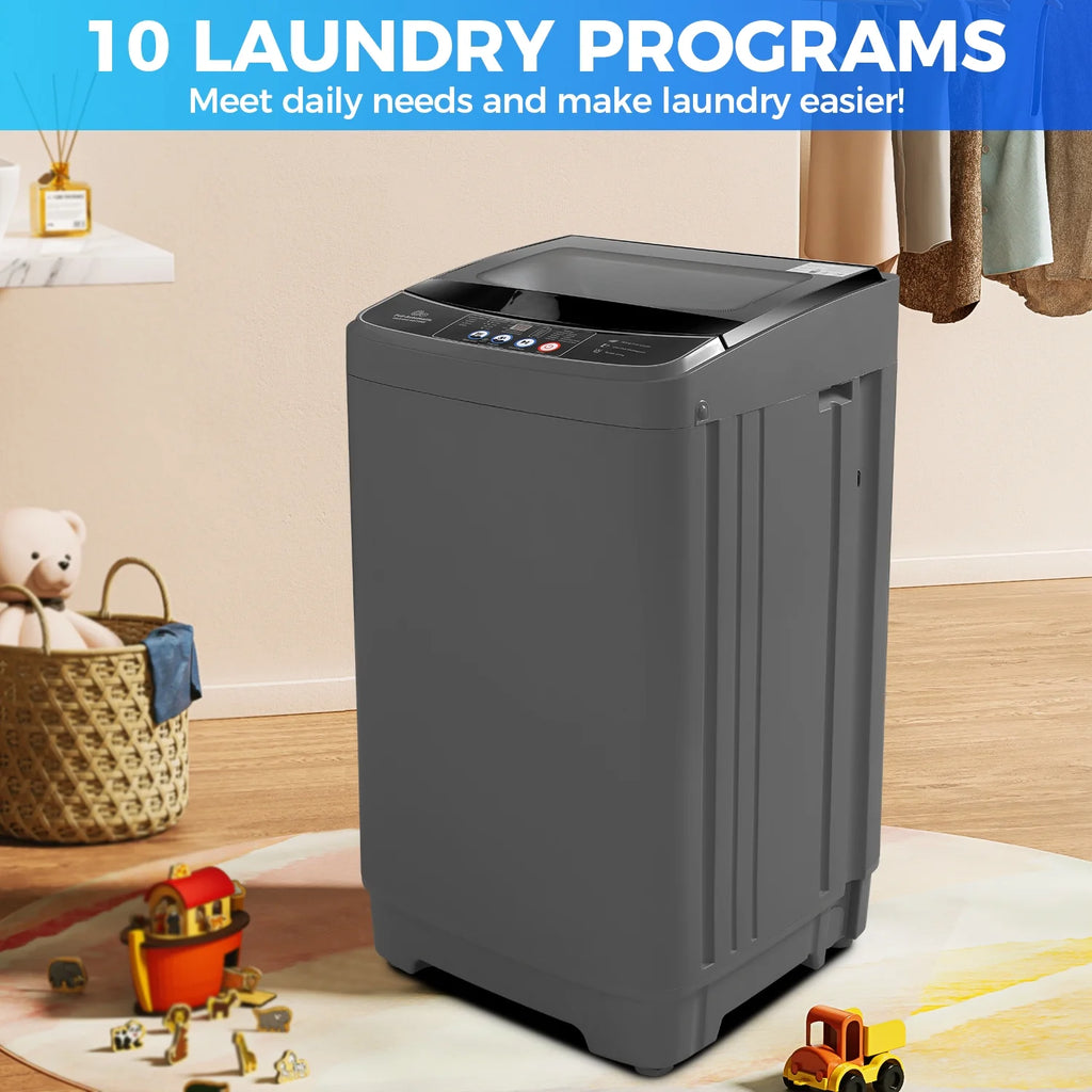 17.8lb Full Automatic Washing Machine with Drain Pump A924