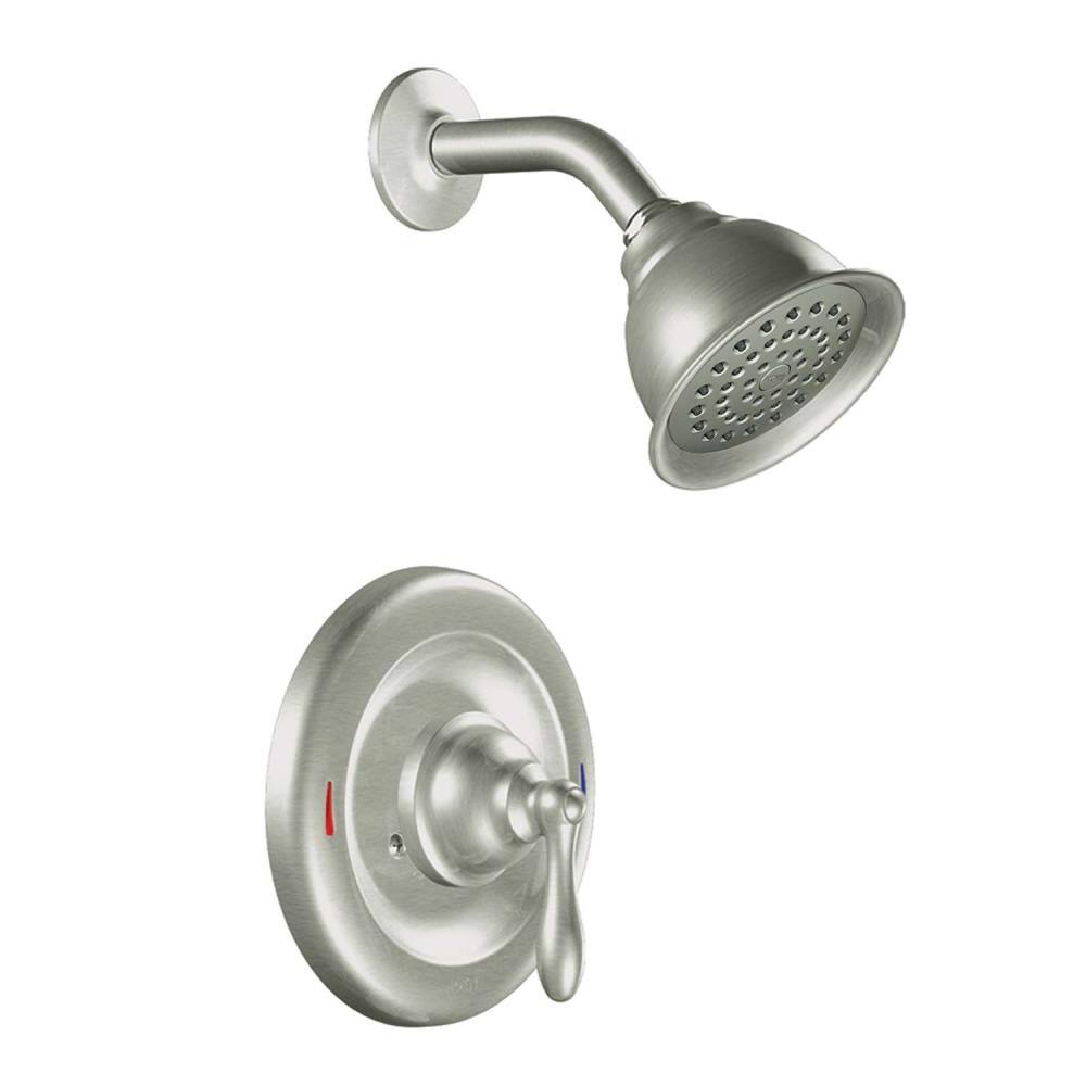 Spot Resist Brushed Nickel Shower Faucet J901