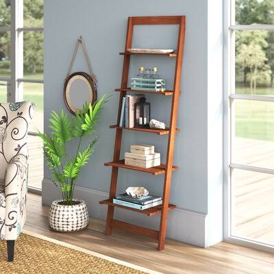 Cherry Ladder Bookcase E380