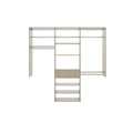 Weathered Grey Wood Closet Kit M7667