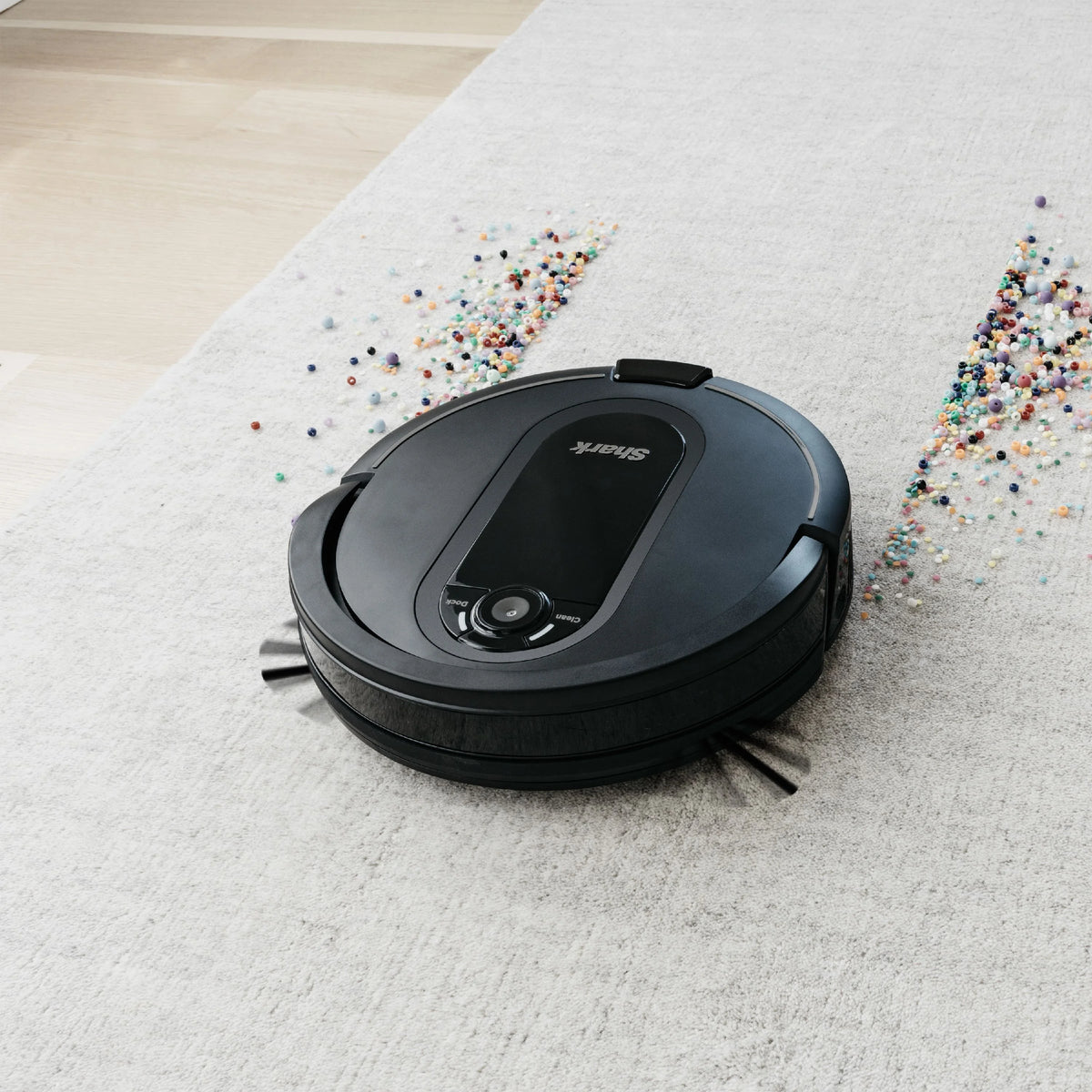 Black Robot Vacuum Cleaner with Self Empty Charger Base B269