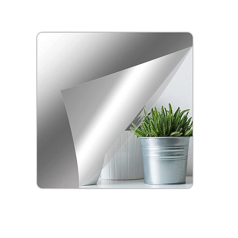 20x20cm Self Adhesive Flexible Mirror Sheet A235523