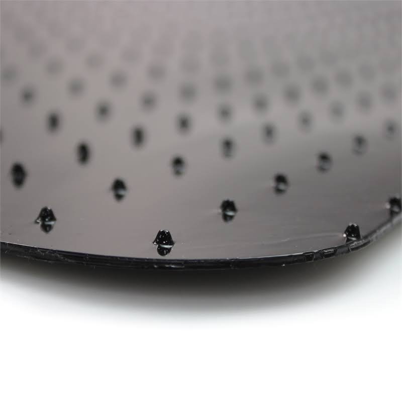 Black Chair Mat with Lip for Low Pile Carpets Z592