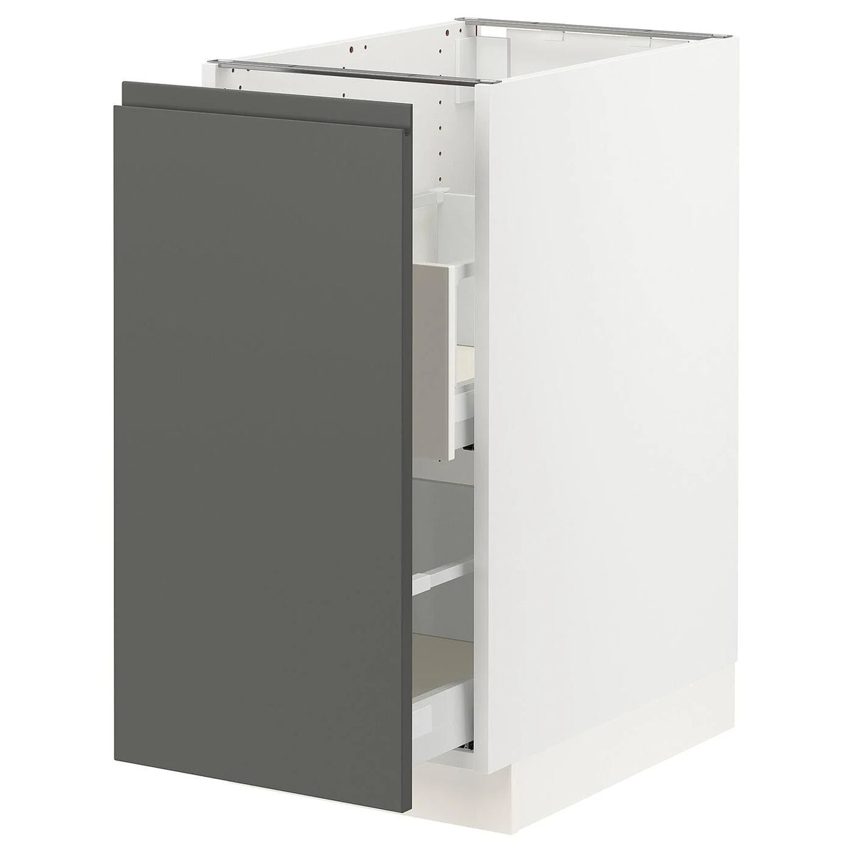 White Base Cabinet with 1 Door Z979