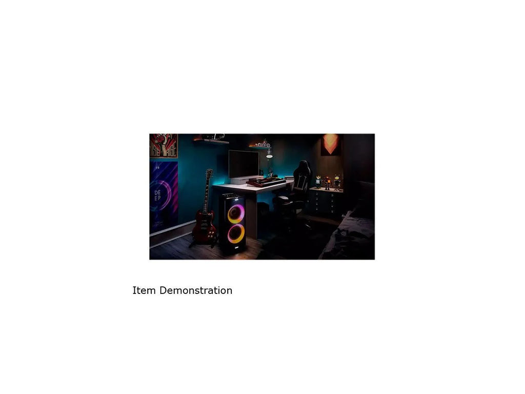 Portable Bluetooth Speaker with LED Lightning, Black J554