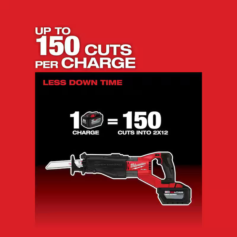 18V Brushless Cordless Reciprocating Saw with Battery & Blade Set S100565