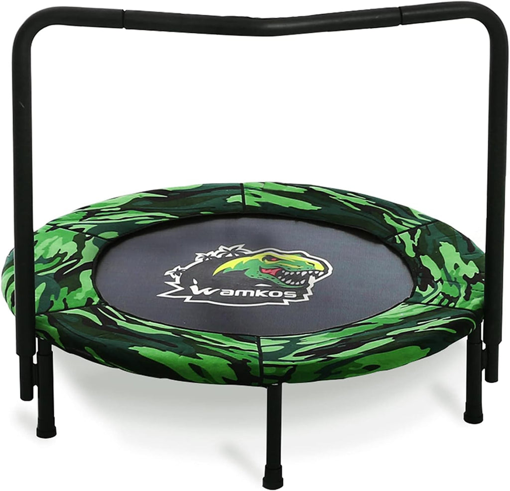 Camo Foldable Kids Trampoline with Handle F3051