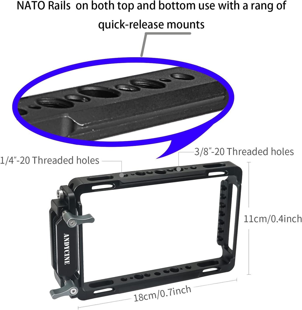 Monitor Cage with Sunhood and HDMI Cable Clamp H118773
