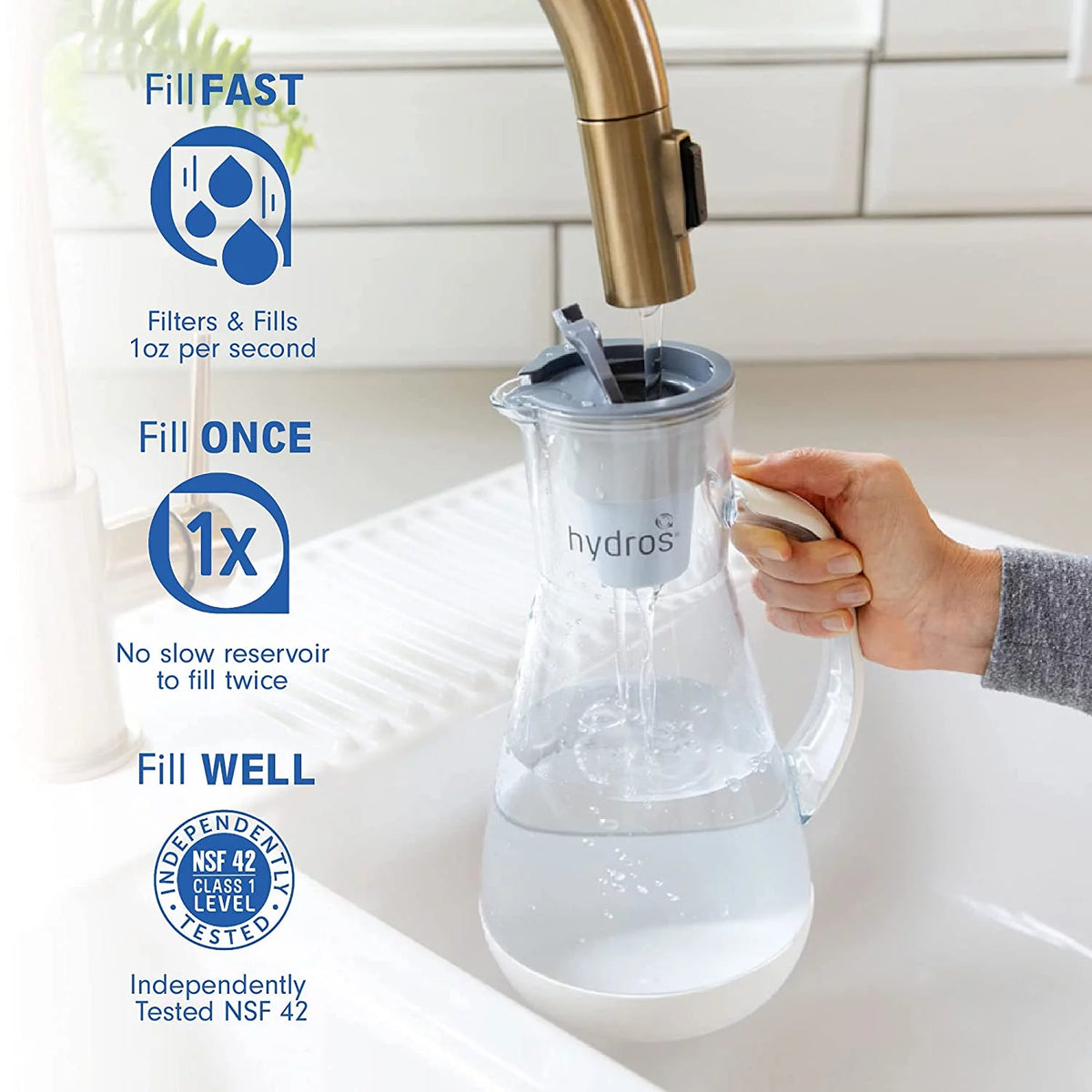 64 oz Water Pitcher with Filter M238737
