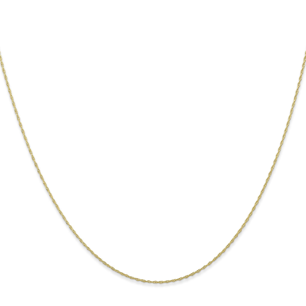 10K Yellow Gold Cable Rope Chain Necklace 16 Inches Y9991